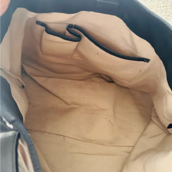 Ann Taylor Chic Large Black Purse or Tote with Double Handles, In & Out Pockets. - Picture 3 of 7